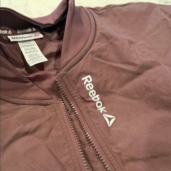 NWT Reebok Heritage Bomber Jacket Plum Purple XL - Picture 3 of 7